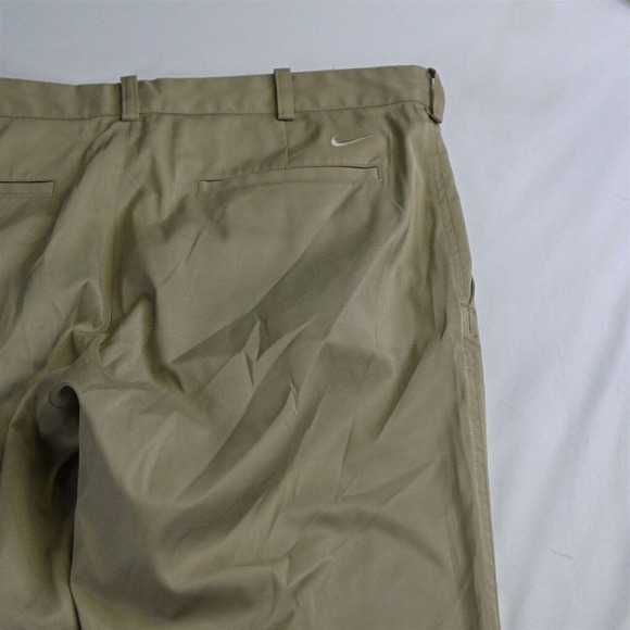 Nike Golf 34 x 34 Khaki Dri‎ Fit 472532 Tech Straight Dress Pants - Picture 4 of 5